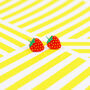 Strawberry Stud Earrings, thumbnail 1 of 4