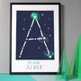 Glow In The Dark Stars Constellation Name Print, thumbnail 1 of 12
