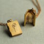Birth Flower Book Locket, thumbnail 3 of 8