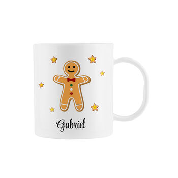 Personalised Gingerbread Kids Polymer Mug, 4 of 5