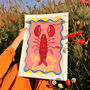 Be My Lobster Print, thumbnail 2 of 8