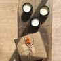 Citrus Essential Oil Scented Mini Trio Of Candles Gift Set, thumbnail 3 of 4