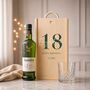 Personalised 18th Birthday Whisky Gift Set With Custom Lid, thumbnail 5 of 11