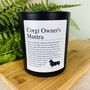 Fun Personalised Corgi Owner's Affirmation Candle, thumbnail 4 of 11