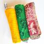 Reusable Sari Gift Wrap Bundle, Medium Furoshiki Cloths, thumbnail 1 of 11