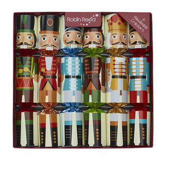 Nutcracker Inspired Festive Christmas Crackers Set Of Six, 4 of 5
