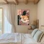 Cozy Ginger Cat Art Print, thumbnail 4 of 4