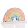 Personalised Rainbow Nursery Plaque, thumbnail 2 of 2