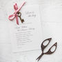 'Love Is The Key' DIY Wedding Invitation Pack, thumbnail 7 of 10