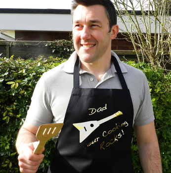 Personalised Apron 'Your Cooking Rocks!', 3 of 5