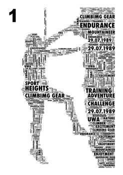 Climber Or Mountaineer Personalised Print, 2 of 4
