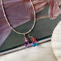 Duotone Gummy Bear Beads Necklace, thumbnail 2 of 7
