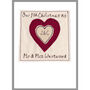 Personalised Heart Christmas Card For Wife, Girlfriend, Fiancee, thumbnail 2 of 12