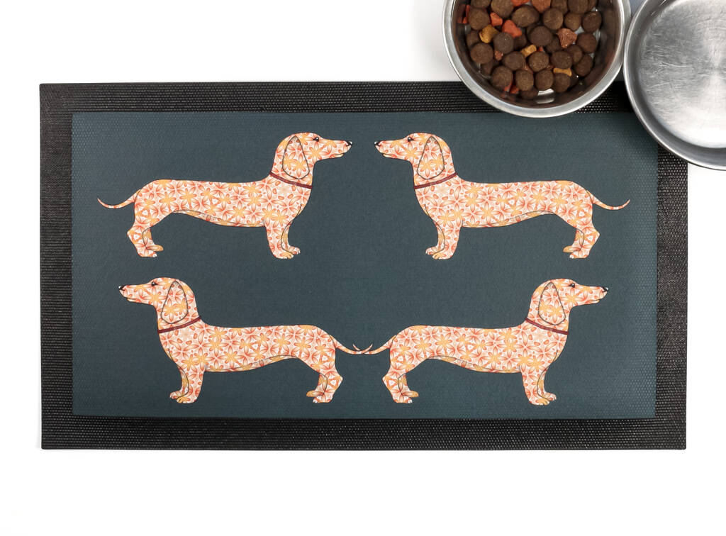 Sausage Dog Placemat, Dachshund Feeding Mat, 1 of 10