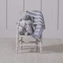 Personalised Striped Baby Blanket And Bunny Toy, thumbnail 4 of 7