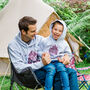 Personalised Daddy And Me Matching Adventure Hoodie Set, thumbnail 2 of 10