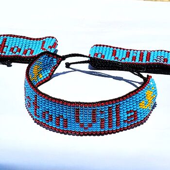 Aston Villa Fc Beaded Bracelet, 2 of 2