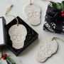 3pcs Luxury Stoneware Skull Tree Ornament Decoration, thumbnail 2 of 7