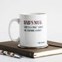 May Contain Alcohol… Personalised Father's Day Mug, thumbnail 1 of 2