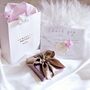 Irregular Baroque Pearl 16k Gold Plated Heart Drop Earrings, thumbnail 7 of 7