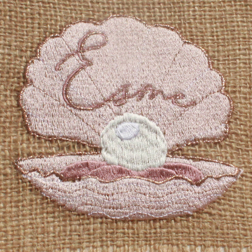 The World Is Your Oyster Embroidered Art By Paint My Dreams 