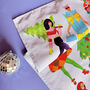 12 Slays Of Christmas Tea Towel, thumbnail 4 of 8