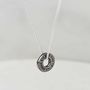 Personalised Oxidised Sterling Silver Story Necklace, thumbnail 1 of 5