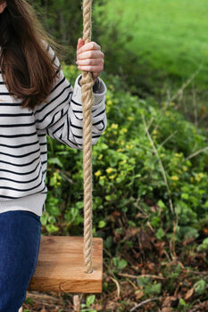 Personalised Oak Rope Swing, 7 of 12