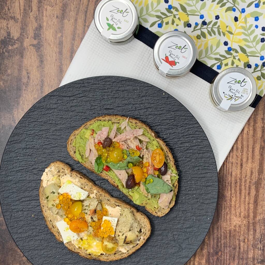 Olive Oil 'Caviar' Pearls Hamper By EVOO ZEET