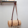 Personalised Cotton Beach Towel And Leather Carrier Strap, thumbnail 3 of 12