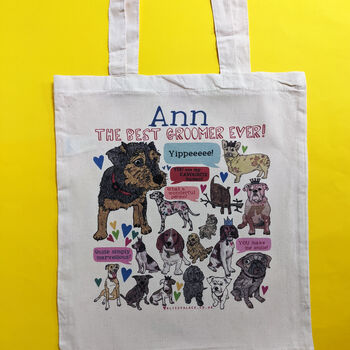 Personalised Dog Lover Bag, 9 of 12
