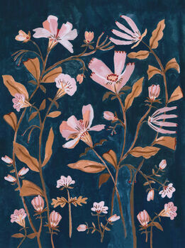 Folk Art Whimsical Floral Print, 5 of 5