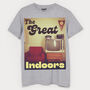The Great Indoors Men's Slogan T Shirt, thumbnail 5 of 5