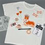 Corgi Kids T Shirt Painting Starter Kit, thumbnail 3 of 10