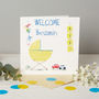 Personalised New Baby Card For Boys, thumbnail 2 of 3