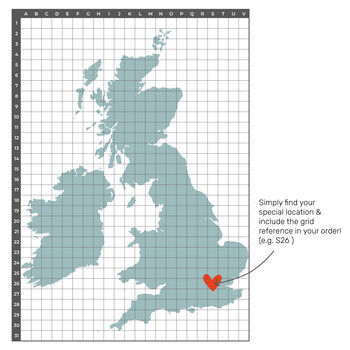Square Special Location UK Map Print, 2 of 2