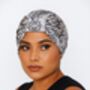 Satin Lined Turban Headwrap – Protective Chemo And Hair Loss Headwear, thumbnail 10 of 10