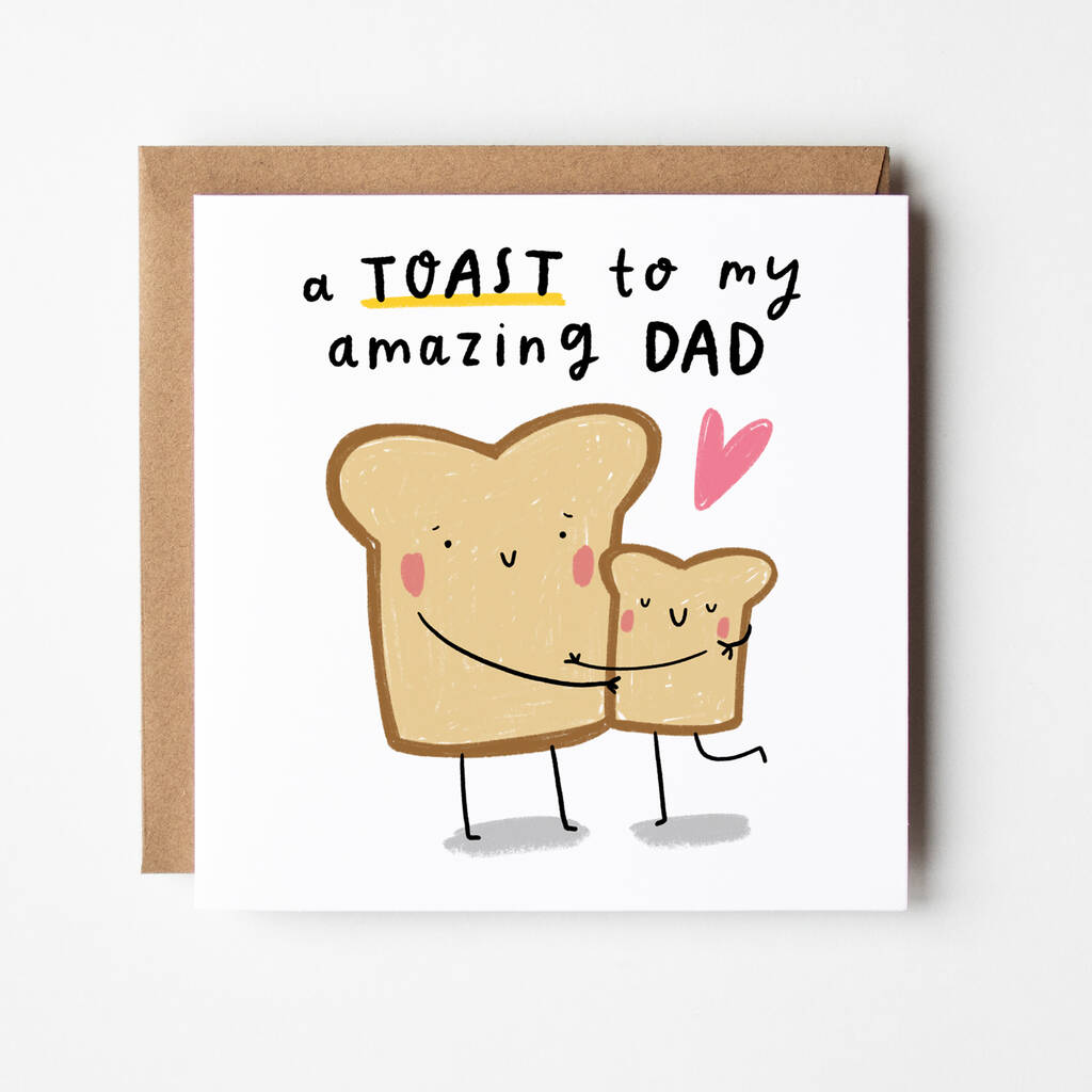 'A Toast To My Amazing Dad' Father's Day Card By Arrow Gift Co
