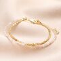 Semi Precious Stone Layered Beaded Bracelet, thumbnail 7 of 12