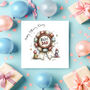 Best Dad Father's Day Card, Whimsical Rosette Design, thumbnail 3 of 5