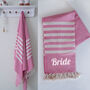Personalised Cotton Beach And Yoga Towel, thumbnail 4 of 11