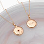 Personalised 18ct Rose Gold Plated Birthstone Locket, thumbnail 2 of 6