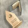 Personalised Wooden Bird House With Metal Roof, thumbnail 4 of 4