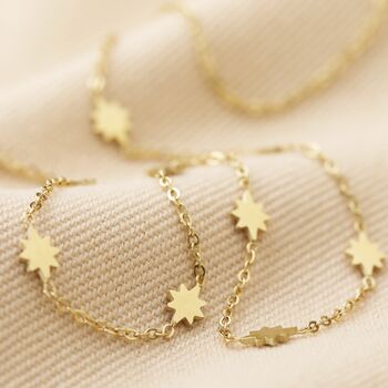 Long Starry Necklace In Gold Plating, 3 of 7