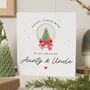 Personalised Christmas Card For Family, Aunty And Uncle, thumbnail 1 of 7