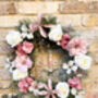 Luxury Pastel Pink Nutcracker Christmas Wreath, thumbnail 1 of 7