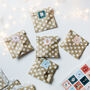 Woodland Christmas Advent Calendar Stickers And Bags, thumbnail 7 of 10