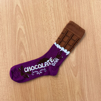 Unisex Chocolate Bar Socks Gift Set, 2 of 3