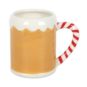 Christmas Mugs For Hot Chocolate Santa And Gingerbread, 6 of 9