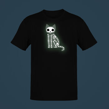 Cat Glow In The Dark X Ray T Shirt, 2 of 4